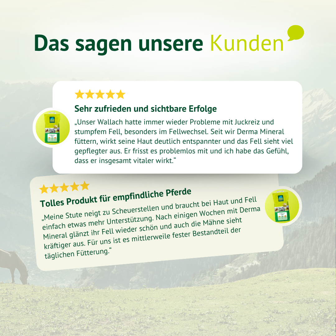 Kundenbewertungen zu LEXA Derma-Mineral für Haut, Fell und Wohlbefinden